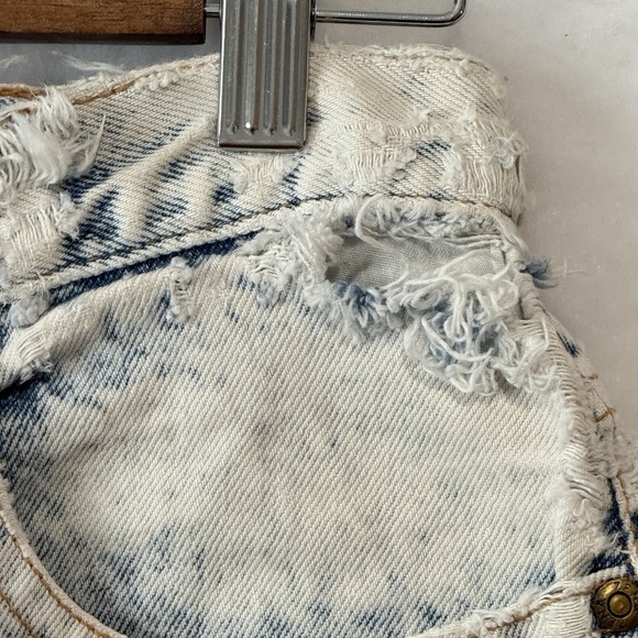 Vintage 80s Light Acid Wash Jeans Patches Retro Zena Size 6 - Picture 7 of 16